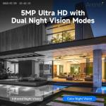 5MP POE Security Camera System with AI Detection