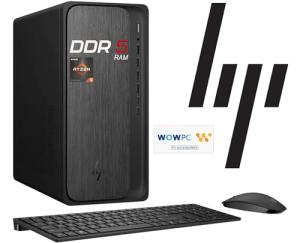 HP OmniDesk Computer with AMD Ryzen 5, 16GB RAM