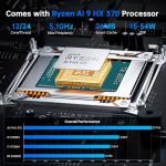 Msecore Mini PC with Ryzen AI 9 Processor