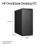 HP OmniDesk Computer with AMD Ryzen 5, 16GB RAM