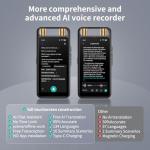 Smart AI Voice Recorder with 80GB Memory