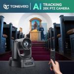TONGVEO 4K AI Conference Camera with Speakerphone