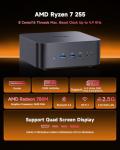 Reatan X7 AI Mini PC with Ryzen 7 Processor