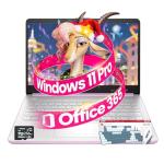 HP 14 Inch Student Laptop 2026 Ultra Light, Intel N150(Beats N4120), 16GB RAM, 384GB Storage(128GB UFS+256GB MSD), 1 Year Microsoft 365, Wins 11 Pro, Copilot Key, Patented KB Kit, Rosegold