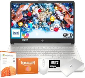 HP - 14" Laptop - Intel Processor N150-16GB Memory - 128GB UFS - Natural Silver