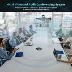 TONGVEO 4K AI Conference Camera with Speakerphone