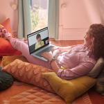 HP 17.3" Touchscreen Laptop with AI and Headphones