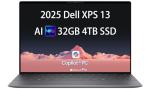Dell XPS 13 9345 Laptop, Copilot+ AI PC (13.4" FHD+ 120Hz, Qualcomm 12-Core Snapdragon X Elite (>Intel i7-1355U), 32GB 8448MT/s RAM, 4TB SSD) 27 Hours Battery Life, IR Webcam, Wi-Fi 7, Win 11 Pro