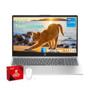 HP 15.6 Touchscreen Laptop, Intel 10 Core i5-1334U, 15.6'' FHD Touchscreen Display, WiFi 6, Intel Iris Xe Graphics, Windows 11 Pro, 32GB RAM, 2TB SSD, Copilot AI