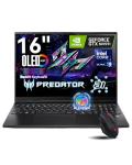 acer Predator Helios Neo 16S AI Gaming Laptop, Intel Core Ultra 9 (Up to 5,4 GHz), NVIDIA GeForce RTX 5070Ti, 16" OLED 240Hz, 64GB DDR5, 1TB SSD, Backlit Keyboard, Windows 11 Pro, Obsidian Black