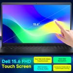Dell 15 Laptop DC15250 Touchscreen Computer, Intel 10-Core i7-1355U(Up to 5.0GHz), Intel UHD Graphics, 15.6" FHD Anti-Glare Touchscreen, 32 GB RAM, 2 TB SSD, Wi-Fi 6, Copilot-AI, Windows 11 Pro