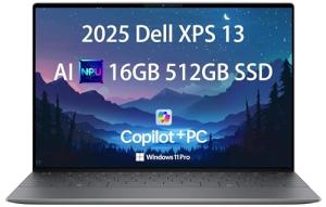 Dell XPS 13 9345 Laptop, Copilot+ AI PC (13.4" FHD+ 120Hz, Qualcomm Snapdragon X Elite, 16GB DDR5, 512GB SSD, 12-Core (> Intel i7-1355U)), Thin & Light, 27-Hour Battery, Wi-Fi 7, IR Webcam, Win 11 Pro