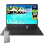 LG Gram Pro 17 Laptop Business, Intel Core Ultra 9 285H, NVIDIA GeForce RTX 5050, 17 inch 144Hz WQXGA, 32 GB LPDDR5X, 2 TB SSD, Wi-Fi 7, Backlit Keyboard, Windows 11 Pro, W/RECOLX AI Voice Recorder