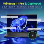 Dell 15 Laptop DC15250 Touchscreen Computer, Intel 10-Core i7-1355U(Up to 5.0GHz), Intel UHD Graphics, 15.6" FHD Anti-Glare Touchscreen, 32 GB RAM, 2 TB SSD, Wi-Fi 6, Copilot-AI, Windows 11 Pro
