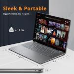 HP OmniBook X Flip 2-in-1 16" 2K Touch-Screen Laptop, AMD Ryzen AI 5 340, 16GB RAM, 1.5TB Storage (512GB SSD+1TB Docking Station), Copilot+ PC, Backlit Keyboard, 5MP IR Camera, Win 11, Silver