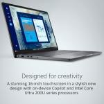 Dell Pro 16 (Next Gen Latitude) Business AI PC Laptop (16" FHD+ Touchscreen, Intel Core Ultra 7 265U (> i7-1355U), 64GB DDR5 RAM, 2TB SSD), Backlit, 1080p IR Webcam, Wi-Fi 6E, Win 11 Pro, PC16250