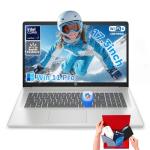 HP 17.3 Touchscreen Laptop Computer - Intel 12-Core Ultra 7 255U, 32GB DDR5, 1TB SSD, Windows 11 Pro, Wi-Fi 6, BT 5.4, Built-in AI(12 Tops), Backlit KB, Copilot, HP Laptop for Business