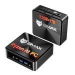 Bmax B8A Power Mini PC AMD Ryzen 7 8845HS (8C/16T, up to 5.1GHz), 32GB DDR5 1TB PCIe 4.0 SSD Mini Computers, HDMI/DP/USB4 Triple Outputs, 2.5Gbps LAN, 5X USB Ports, Radeon 780M Graphics Micro AI PC
