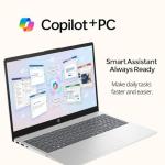 HP OmniBook 5 AI PC Laptop, 16" 2K IPS Touchscreen, Intel Core Ultra 7 255U, 16GB RAM, 2TB SSD, WiFi 6E & Bluetooth, Backlit Keyboard, Up to 19H Battery Life, Copilot AI, Windows 11