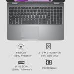 Dell Precision 3580 Mobile Workstation Laptop (15.6" FHD, Intel 10-Core i7-1355U vPro, 64GB RAM, 2TB SSD) for Business, Engineer, Backlit, 4G LTE, IST Hub, 1080p IR Webcam, 3-Yr Warranty, Win 11 Pro