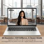 HP OmniBook 5 AI PC Laptop, 16" 2K IPS Touchscreen, Intel Core Ultra 7 255U, 16GB RAM, 2TB SSD, WiFi 6E & Bluetooth, Backlit Keyboard, Up to 19H Battery Life, Copilot AI, Windows 11