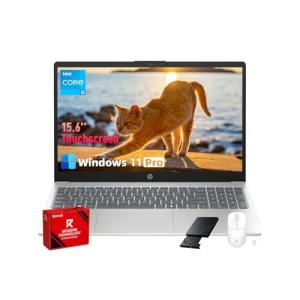 HP 15.6 Touchscreen Laptop Computer, Intel 13th Gen Core i3, 15.6'' Touchscreen Anti-Glare Display, AI Copilot, Wi-Fi 6, Fast Charge, HD Camera, Windows 11 Pro, Bluetooth 5.3 (16GB RAM | 512GB SSD)