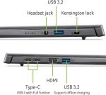 acer Aspire 14 Laptop, 14" WUXGA (1920 x 1200) Display, Intel Ultra 5-226V, AI Copilot+PC, 16GB LPDDR5X RAM, 512GB SSD, Windows 11 Home, ‎Gray, TWE Wireless Earbuds