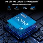 HP Touchscreen Laptop with Lifetime Office, 10-Core Intel i5-1334U, 15.6" FHD IPS Display, 16GB RAM, 512GB SSD + 128GB Portable SSD, AI Copilot, Business &Student Laptop Computer, Windows 11 Pro