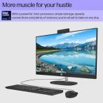 HP 27" FHD Touchscreen Intel Ultra 7 AI All-in-One Desktop, 27" FHD Touchscreen, Intel Ultra 7 155U, 16GB DDR5 RAM, 2TB SSD, Wired KB & Mouse, Wi-Fi 6, W11H, with ADATA 512 External SSD Bundle