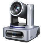 Tenveo NDI PTZ Camera, AI Humanoid & Face Auto-Tracking, 20X Optical Zoom, 3G-SDI/HDMI/USB3.0/LAN(PoE) Live Streaming with Tally Light & IP Display, for Live Streaming Video Production Church Worship