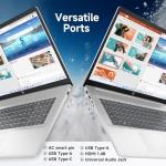 HP 17.3 Touchscreen Laptop Computer - Intel 12-Core Ultra 7 255U, 32GB DDR5, 1TB SSD, Windows 11 Pro, Wi-Fi 6, BT 5.4, Built-in AI(12 Tops), Backlit KB, Copilot, HP Laptop for Business