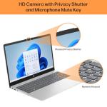 HP 15.6 inch Touchscreen Laptop with 1-Year Office 365, Intel Core i5-1334U, 15.6" FHD Anti-Glare Display, 16GB RAM, 512GB SSD, Copilot, Intel Iris Xe Graphics, Windows 11 Pro, Natural Silver