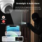 DS-2CD2387G2H-LISU/SL, 4K 8MP Smart Hybrid Light with Color-Vu Turret Dome POE IP Camera, Strobe Light and Audible Warning, 130 dB WDR, H.265+, Built-in Two-way Audio, Human/ Vehicle Detection, IP67