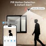 Raycom 4Pack Solar Security Cameras Wireless Outdoor, 5G WiFi Surveillance Outdoor Cameras for Home Security with AI Motion Detection & Siren,Color Night Vision, 2-Way Talk, IP66 Waterproof,Cloud/SD