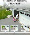 ZOSI 16CH Security Camera System with 2TB HDD,AI Human/Vehicle Detection,16PCS 1080P Outdoor Indoor Surveillance Cameras,Night Vision,H.265+ 16Channel 2MP HD-TVI DVR for 24/7 Recording,Remote Access