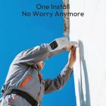 Raycom 4Pack Solar Security Cameras Wireless Outdoor, 5G WiFi Surveillance Outdoor Cameras for Home Security with AI Motion Detection & Siren,Color Night Vision, 2-Way Talk, IP66 Waterproof,Cloud/SD