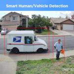 PANOOB 4K PoE Security Camera System, 8X 8MP Outdoor Indoor Dome Cameras, AI Human/Vehicle Detection, Built-in Mic, Remote Access, 4K 8CH NVR with 2TB HDD, PD93A0808-8M-1