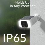 Raycom 4Pack Solar Security Cameras Wireless Outdoor, 5G WiFi Surveillance Outdoor Cameras for Home Security with AI Motion Detection & Siren,Color Night Vision, 2-Way Talk, IP66 Waterproof,Cloud/SD