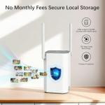 Solar Security Cameras Wireless Outdoor,2 Cam-Kit,Solar-Powered,No Subscription,Home Security Cameras System with 4MP Color Night Vision,Auto Tracking,Spotlight & Siren,64GB Memory Card, 2.4 & 5G WiFi