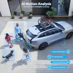 Recmoment Wireless Security Camera System with 7" Touchscreen Monitor & 2PCS 4MP Security Cameras,Indoor Outdoor Camera 2-Way Audio,Color Night Vision,Motion Detection