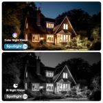 Kweiugfi 4G LTE Cellular Security Cameras Outdoor Wireless,365-Day Unlimited Data,No WiFi Security Camera Solar Powered,2K Color Night Vision,PIR Motion Sensor,2-Way Audio,Built in VSIM,64GB SD Card