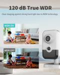 VisiSecure DS-2CD2483G2-I, 8MP Hik PoE Home Security Camera with PIR Human Detection, 120dB WDR, H.265+ Compression, Human/Vehicle Classification, PoE/DC Power