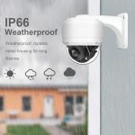 UNILOOK 5MP PTZ PoE Camera 5X Optical Zoom Security IP Camera, 2.7-13.5mm Motorized Lens with Audio, Human/Vehicle Detection, IP66 Waterproof, 100ft IR Night Vision, Pan 0~355° Tilt 0~90°NDAA