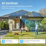 4G LTE Cellular Security Camera, No WiFi Solar Powered Security Camera, Auto Tracking, Color Night Vision, Motion Detection, 2 Way Audio, Built in SIM Card, Support Verizon/AT&T/T-Mobile(4 Pack)