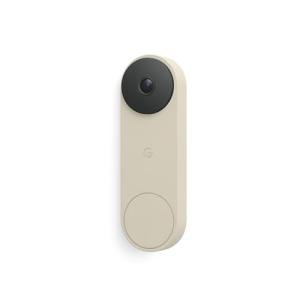 Google Nest Doorbell (Wired, 3rd Gen) - 2K Video and Gemini, Live View, Night Vision, 2-Way Audio - Works with Google Home - 2025 Model - Linen