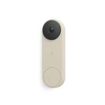 Google Nest Doorbell (Wired, 3rd Gen) - 2K Video and Gemini, Live View, Night Vision, 2-Way Audio - Works with Google Home - 2025 Model - Linen