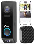 CAMSTRO Doorbell Camera Wireless, 2K Dual Lens Video Doorbell with Chime, Outdoor Security Cemera with AI Smart Human Detection, 2-Way Audio,Voice Changer, Night Vision, Compatible with Alexa