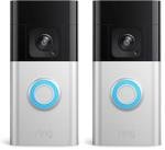 Ring Battery Doorbell Pro (newest model), Home or business security, Two-Way Talk with Audio+, 3D Motion Detection, and 1536p HD+ Head-to-Toe Video, 2-pack