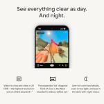 Google Nest Doorbell (Wired, 3rd Gen) - 2K Video and Gemini, Live View, Night Vision, 2-Way Audio - Works with Google Home - 2025 Model - Linen