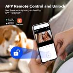 Bvavo Wireless Doorbell Camera with Monitor Video Door Phone Intercom System 1080P 7'' Touch Screen Two-Way Audio Smart Door Bell with Night Vision, Motion Detection, No Monthly Fees, Tuya APP